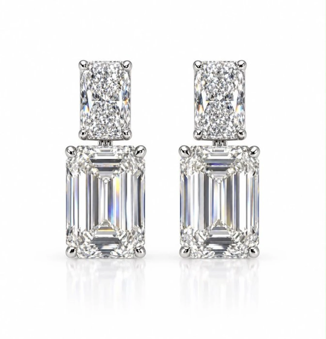No reserve price - Earrings - 14 kt