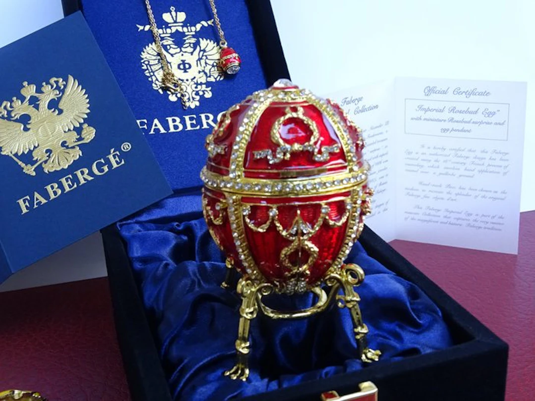 Figure - House of Faberge - Imperial Egg - Original Box...