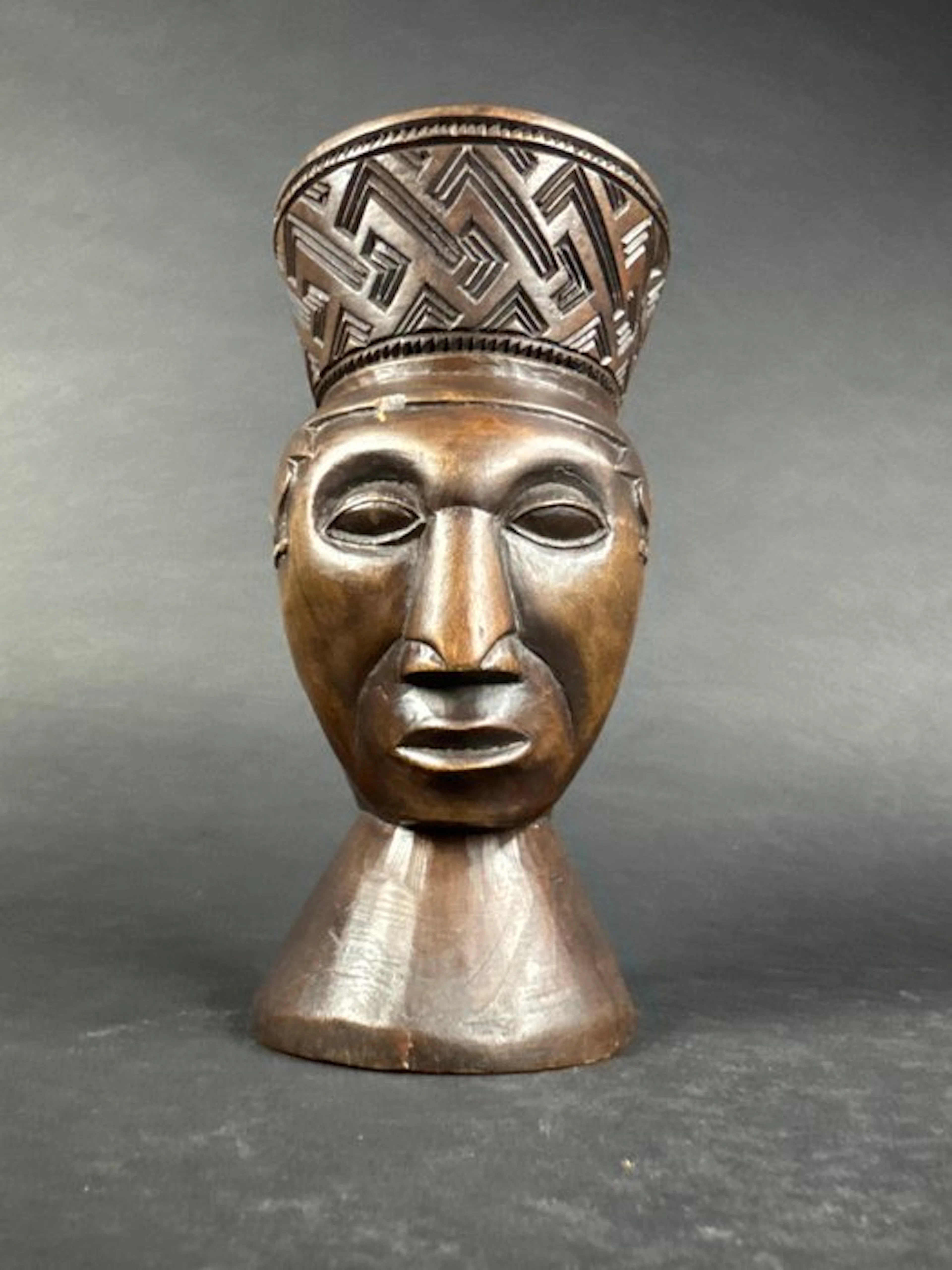 palmwijn beker - Sculpture - Shoowa-Kuba - Congo