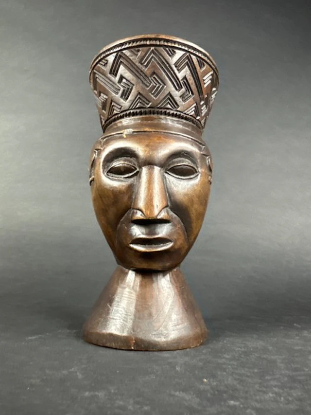 palmwijn beker - Sculpture - Shoowa-Kuba - Congo