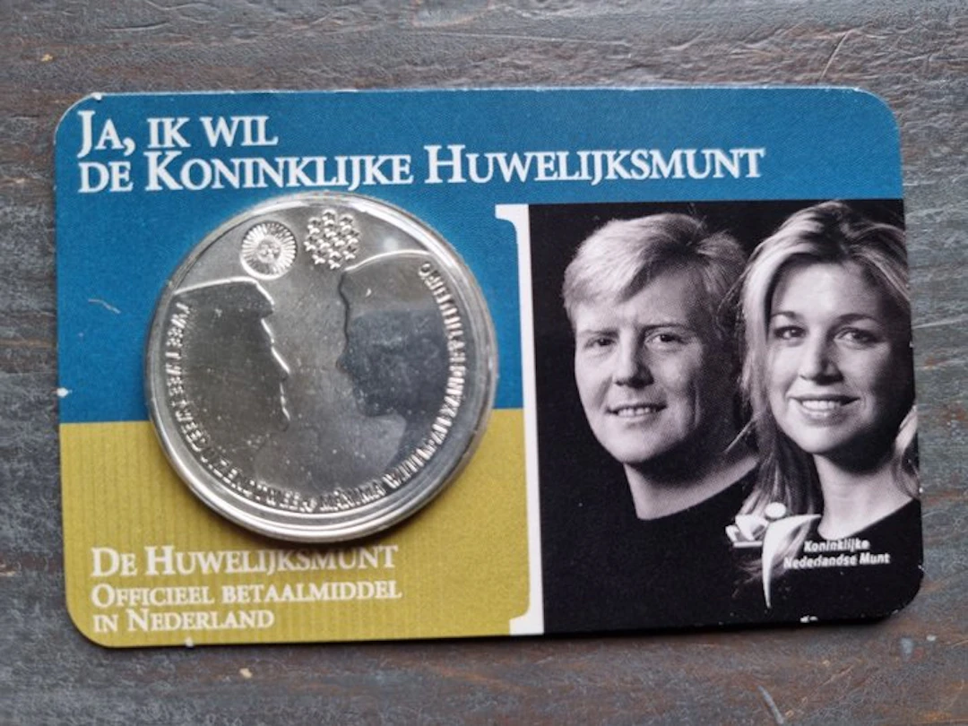 Netherlands. 10 Euro 2002 "Huwelijksmunt"