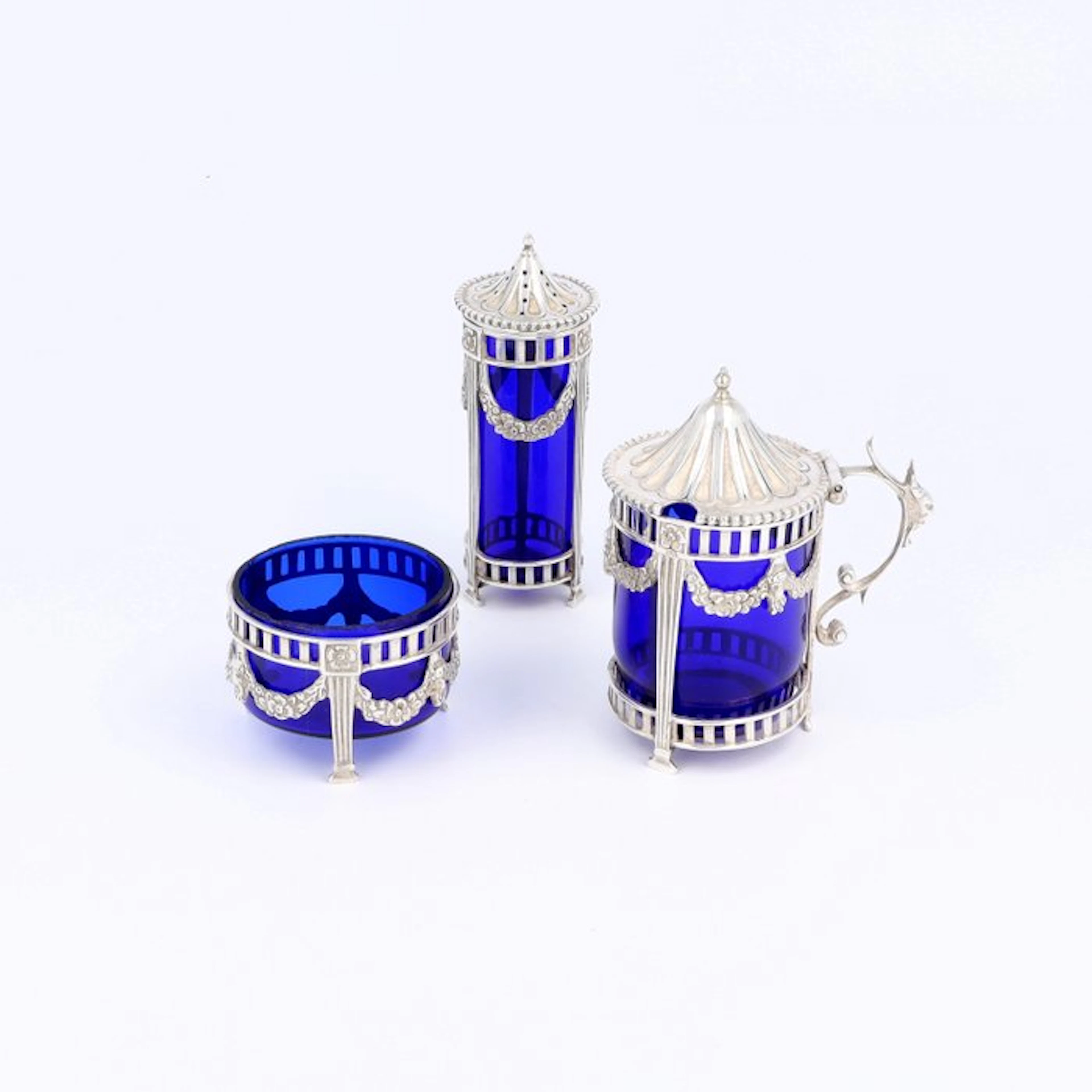 Manegeset / tafelset. - Table service (3) - .833 silver
