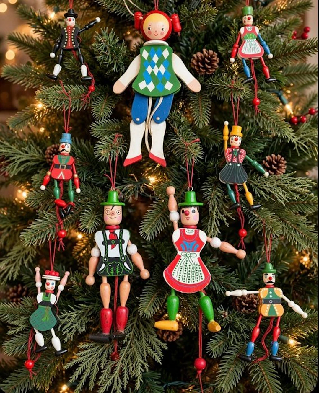 Themed collection - Sprattelguggen (Pantin) wooden vintage marionette. - Sevi