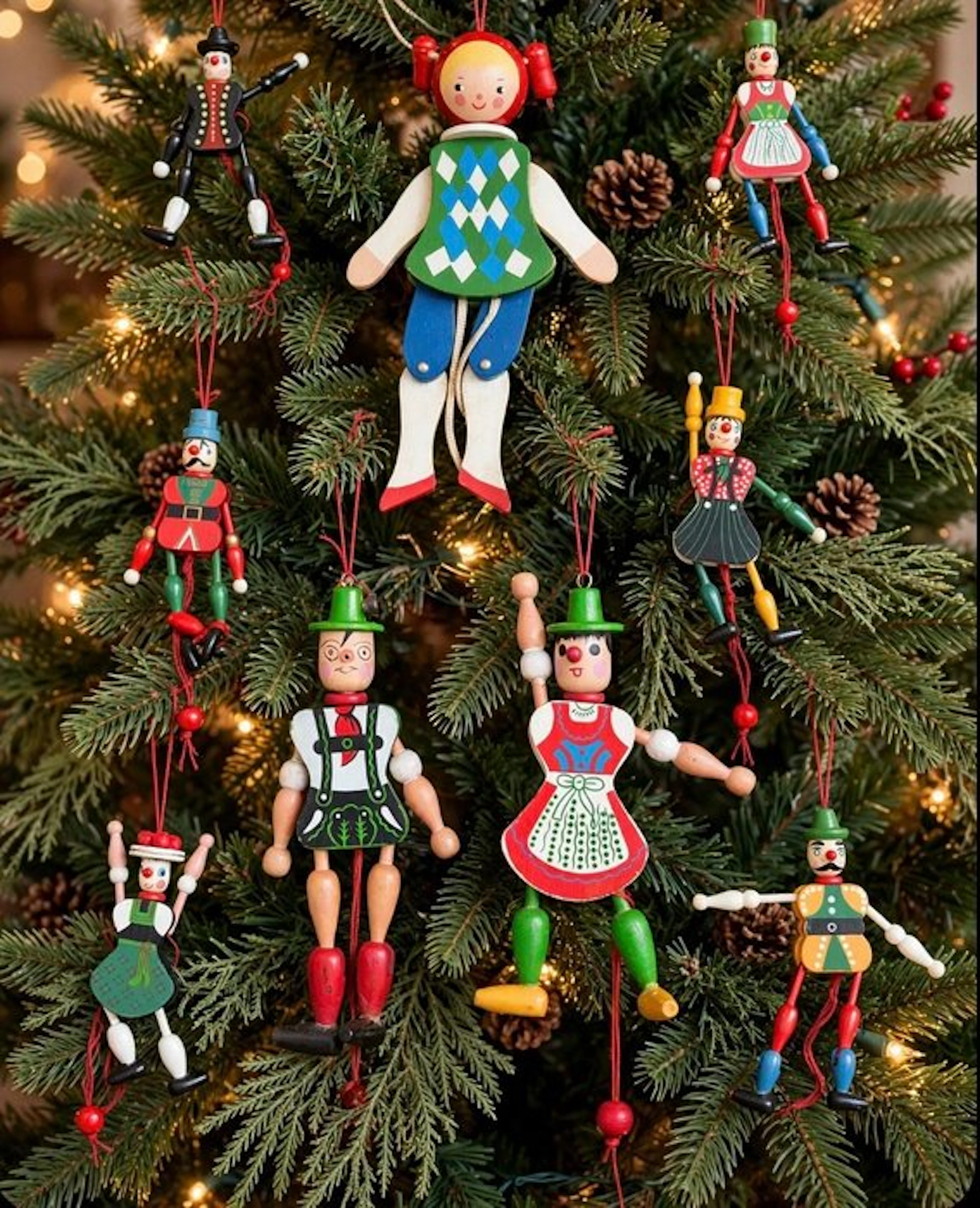 Themed collection - Sprattelguggen (Pantin) wooden vintage marionette. - Sevi
