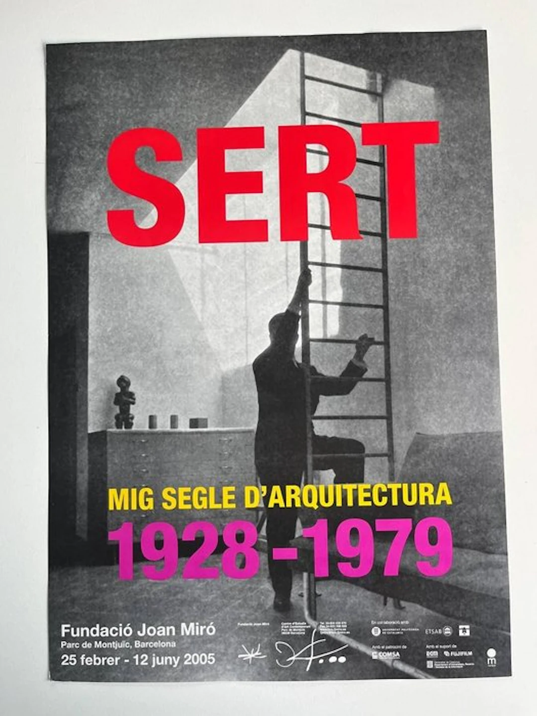 Josep Lluis Sert - **Original Exhibition poster - SERT...
