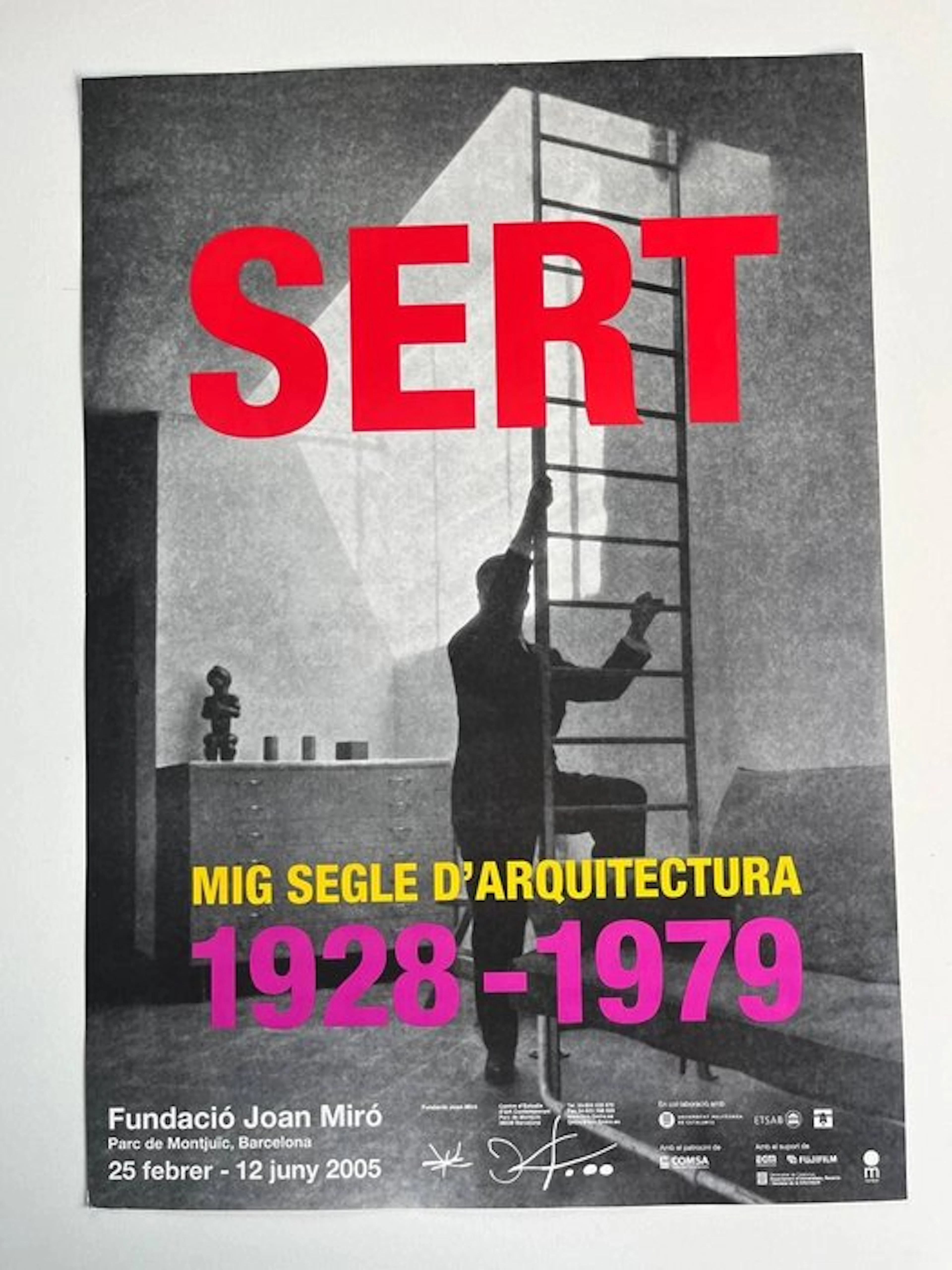 Josep Lluis Sert - **Original Exhibition poster - SERT...