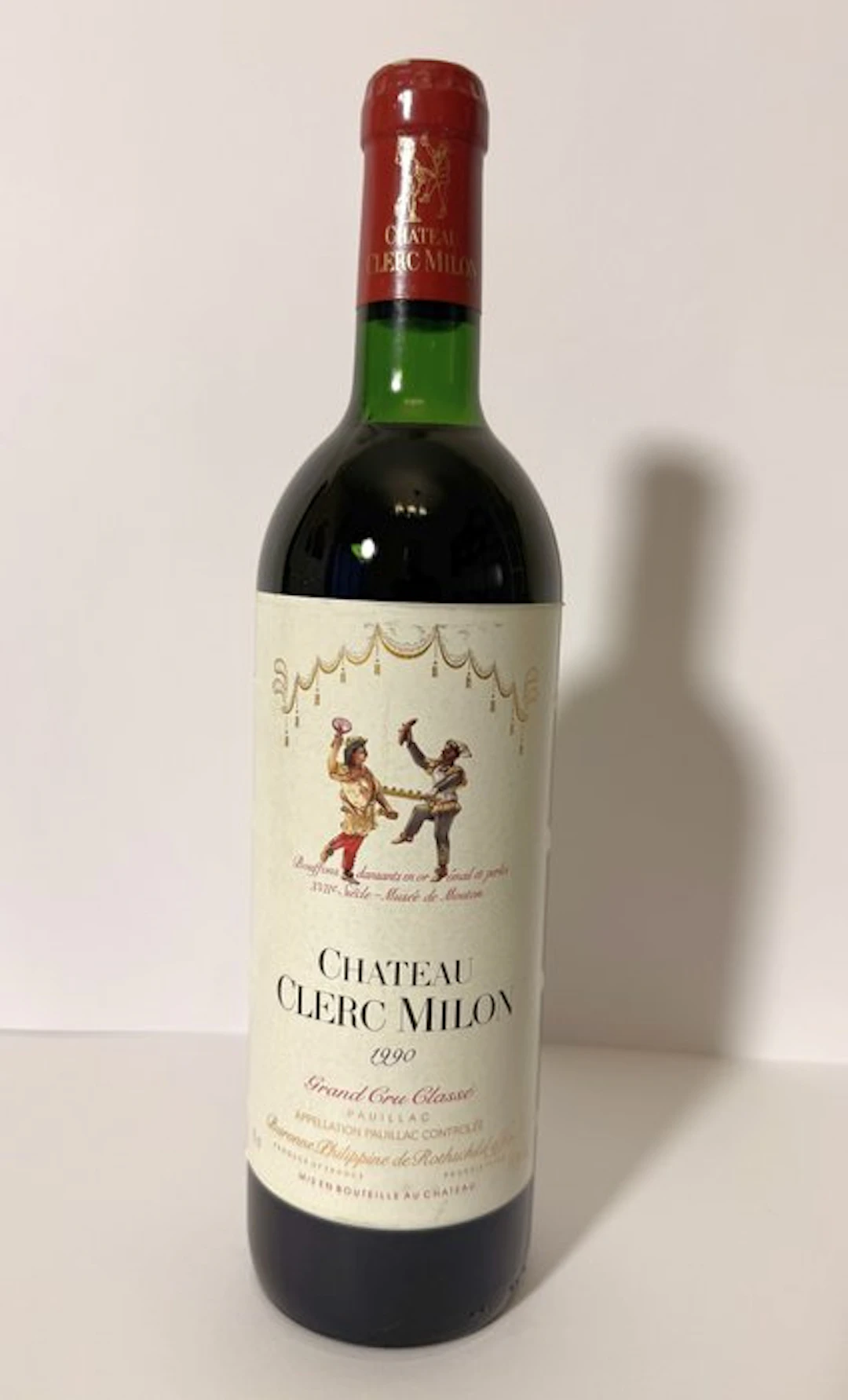1990 Château Clerc Milon - Pauillac 5ème Grand Cru Classé - 1 Bottle (0.75L)