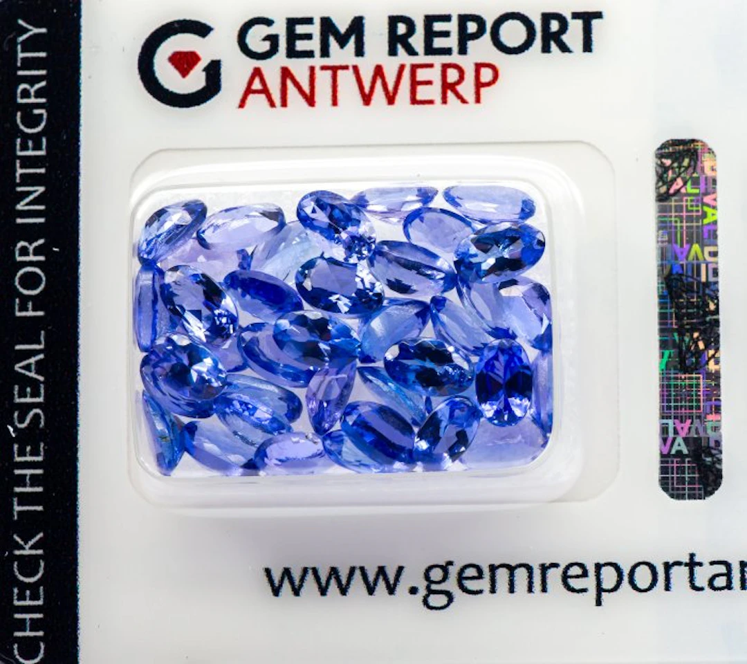 No reserve price - 38 pcs Tanzanite - 9.74 ct - Gem...