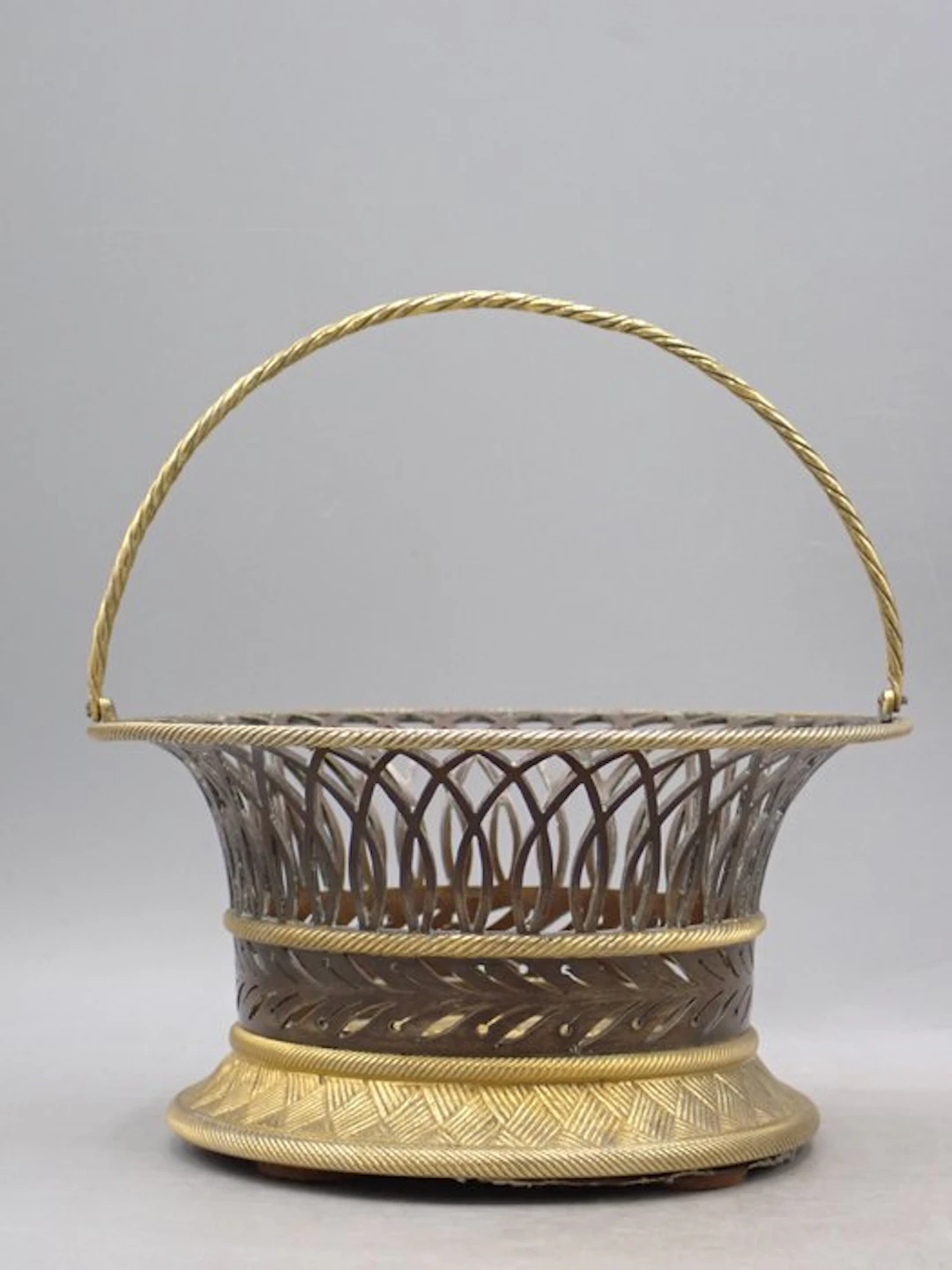 Basket - Empire - Gilt brass