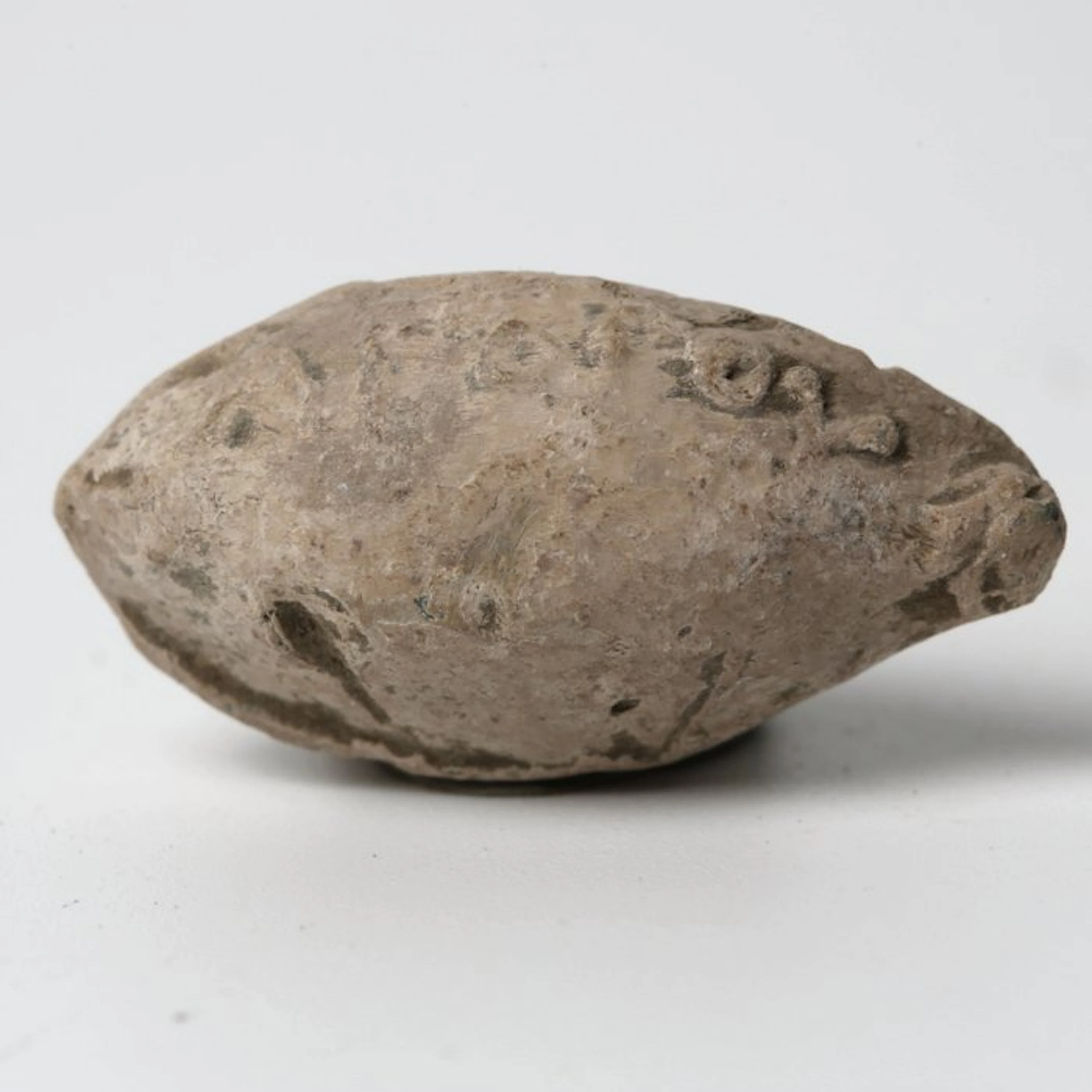 Ancient Greek Lead Sling bullet with inscription 'AΓΟΡΟΥ' (No reserve price)