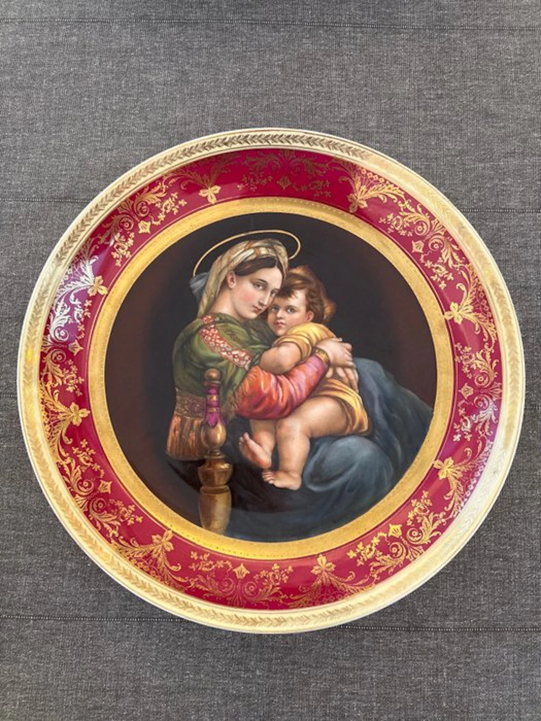 Dish - Madonna della Seggiola - 30 cm - Ceramic
