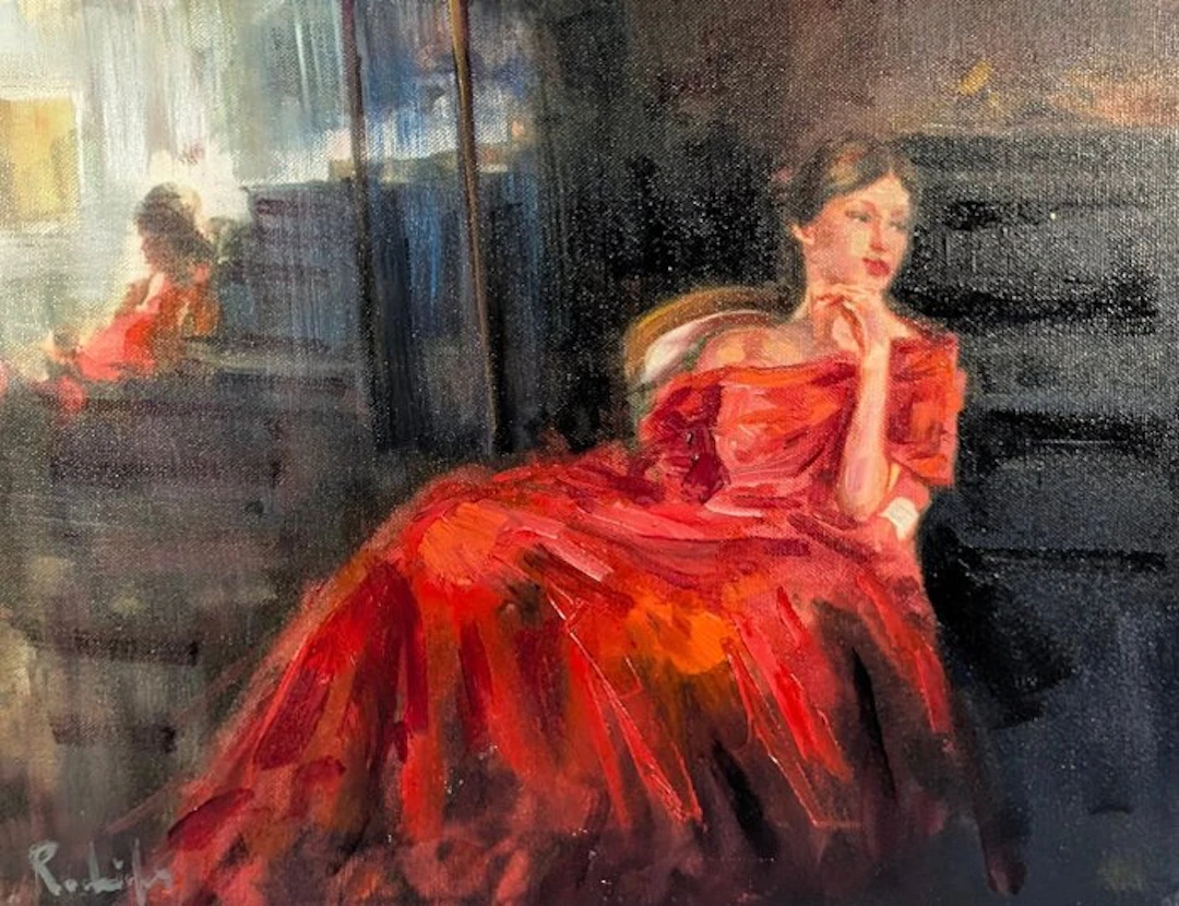 Salvatore Rodriquez (1957) - Dama in rosso