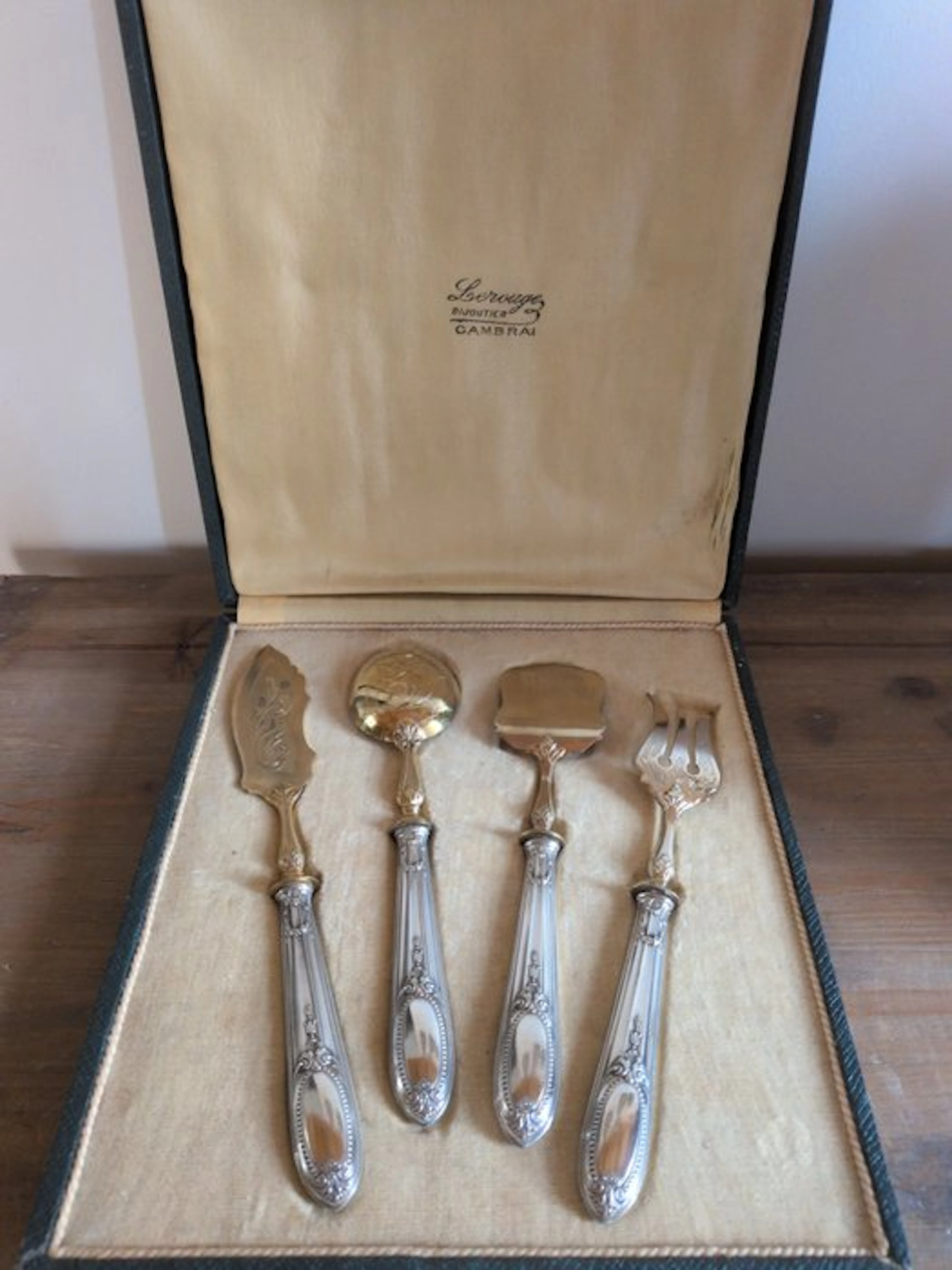 Dessert service (4) - .950 silver