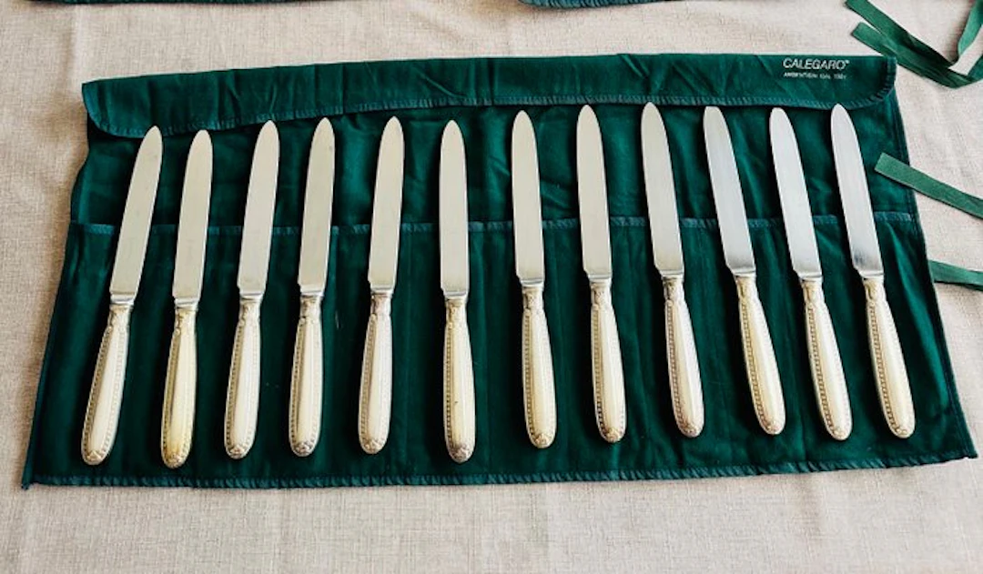 Calegaro - Cutlery set for 12 (12) - .800 silver