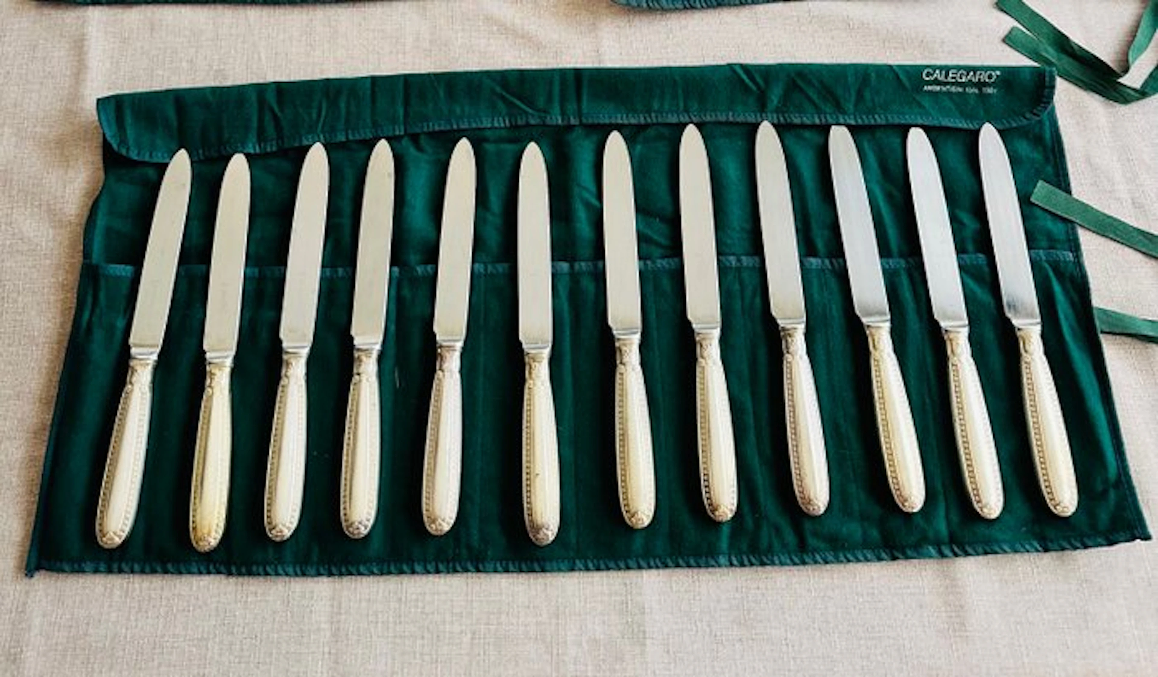 Calegaro - Cutlery set for 12 (12) - .800 silver