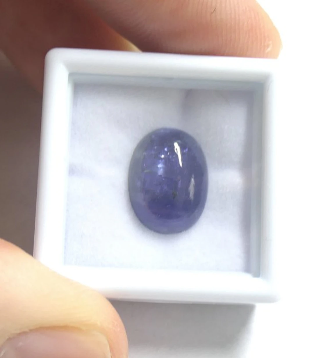 100% natural Tanzanite Cabochon- 1.28 g
