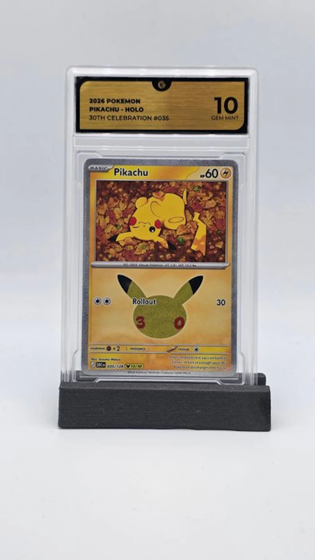 Pokémon - 1 Graded card - Pikachu 035 Holo - GG 10 - Mega Evolution