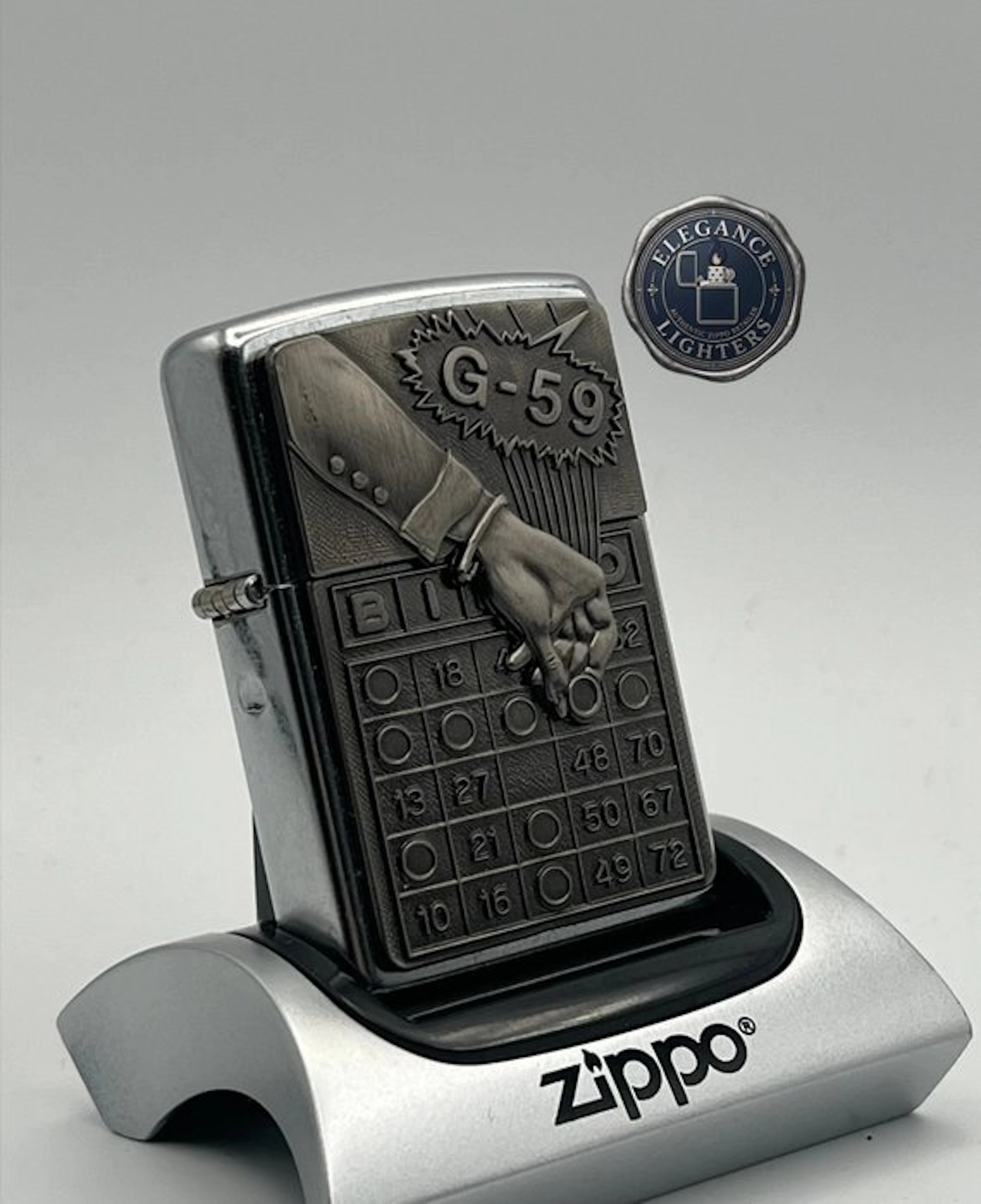 Zippo - Rare Vintage Zippo Barrett-Smythe Bingo Surprise...