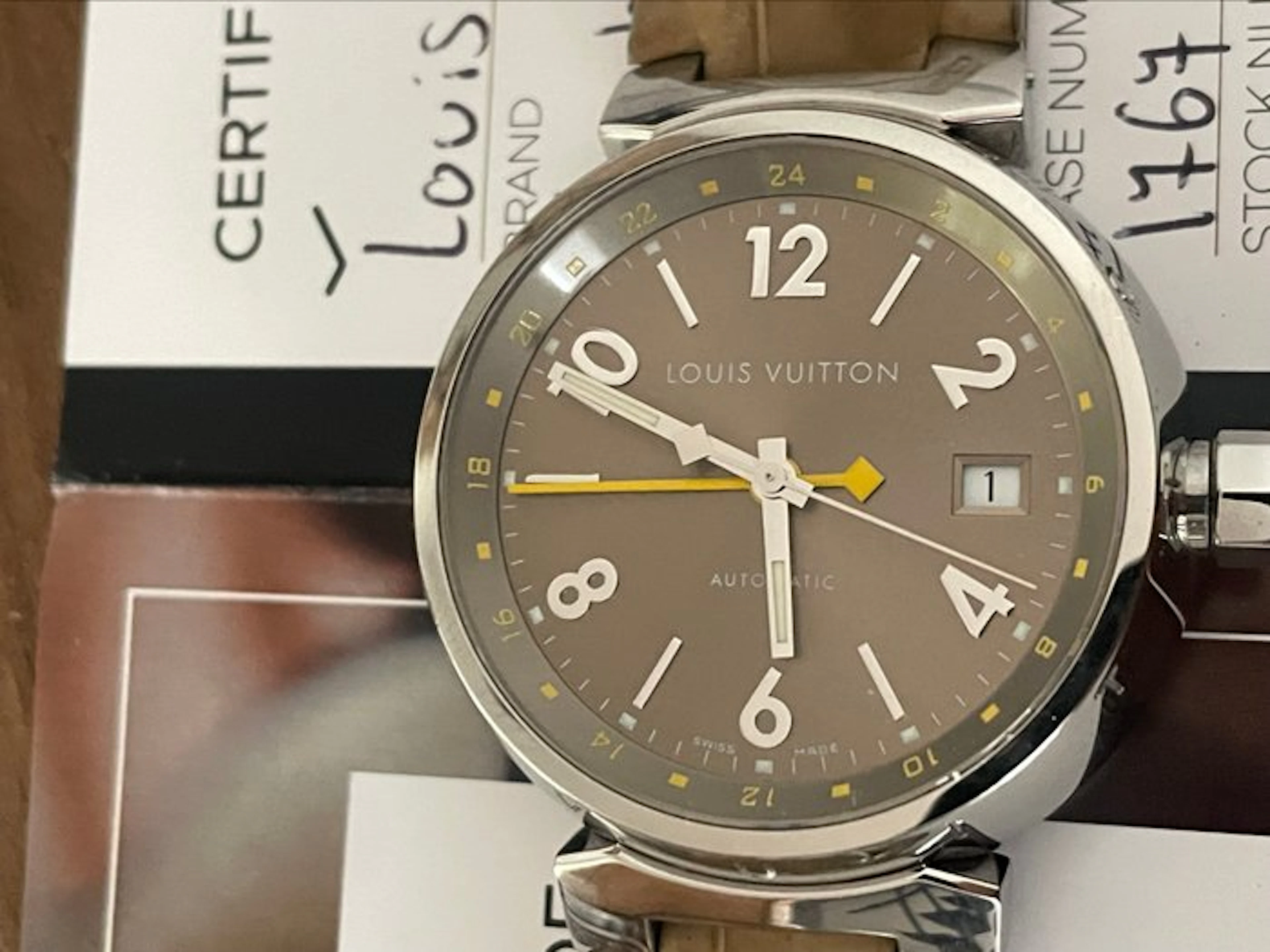 Louis Vuitton - Tambour GMT automatic - No reserve price - Q1132 - Men - 2000