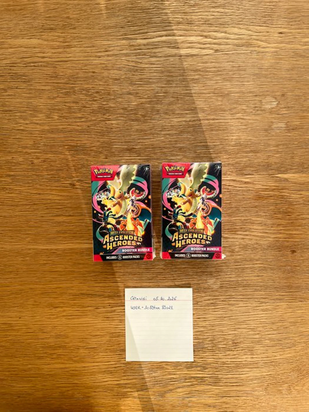 Pokémon - 2 Booster bundle - Ascended Heroes Booster Bundle - Mega Evolution