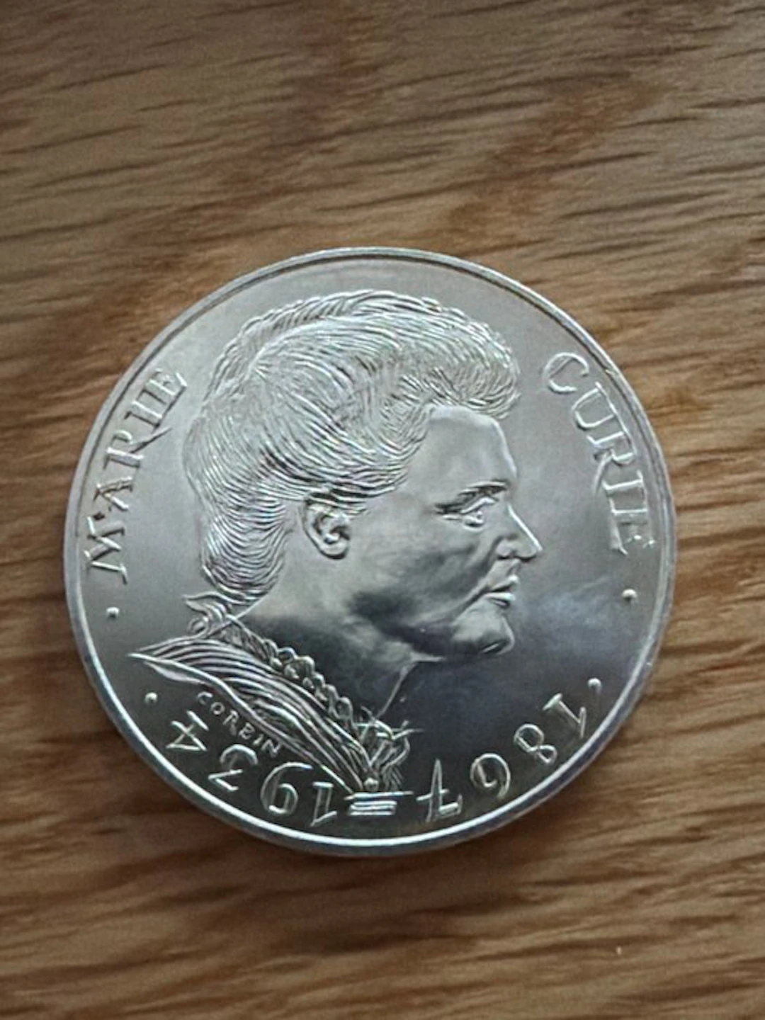 France. 100 Francs 1984 Marie Curie ' 14,95g (.900)silber (No reserve price)