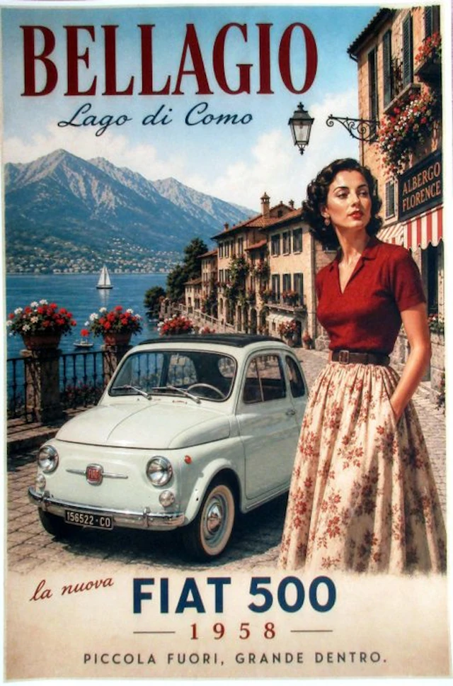 Fiat 500 Nuova 1958 - Bellagio - Design Studio 1954 - Fiat