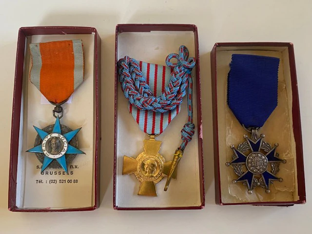 France - Military medal - three French honors