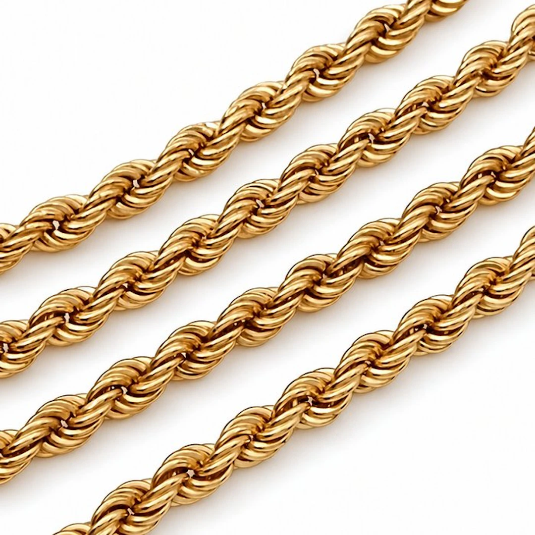 Necklace - 18 kt. Yellow gold - Made in Italy - Handmade