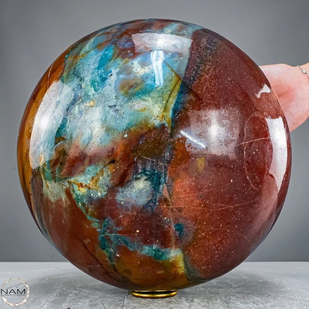 Agate sphere – An exclusive masterpiece of nature | 20 kg...