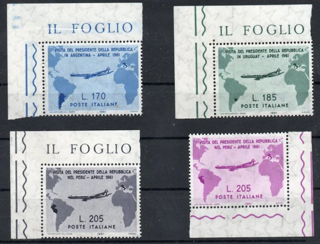 Italy - 1961 Italy Gronchi's trip to South America...