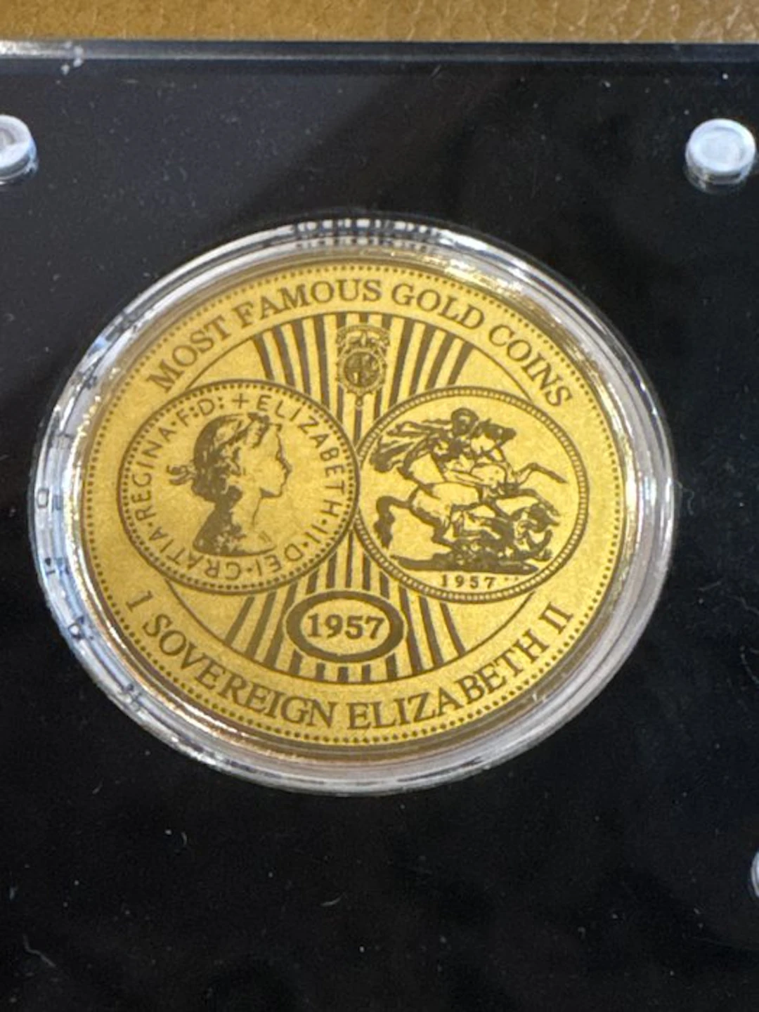 Niger. 100 Francs 1 Sovereign Elizabeth II