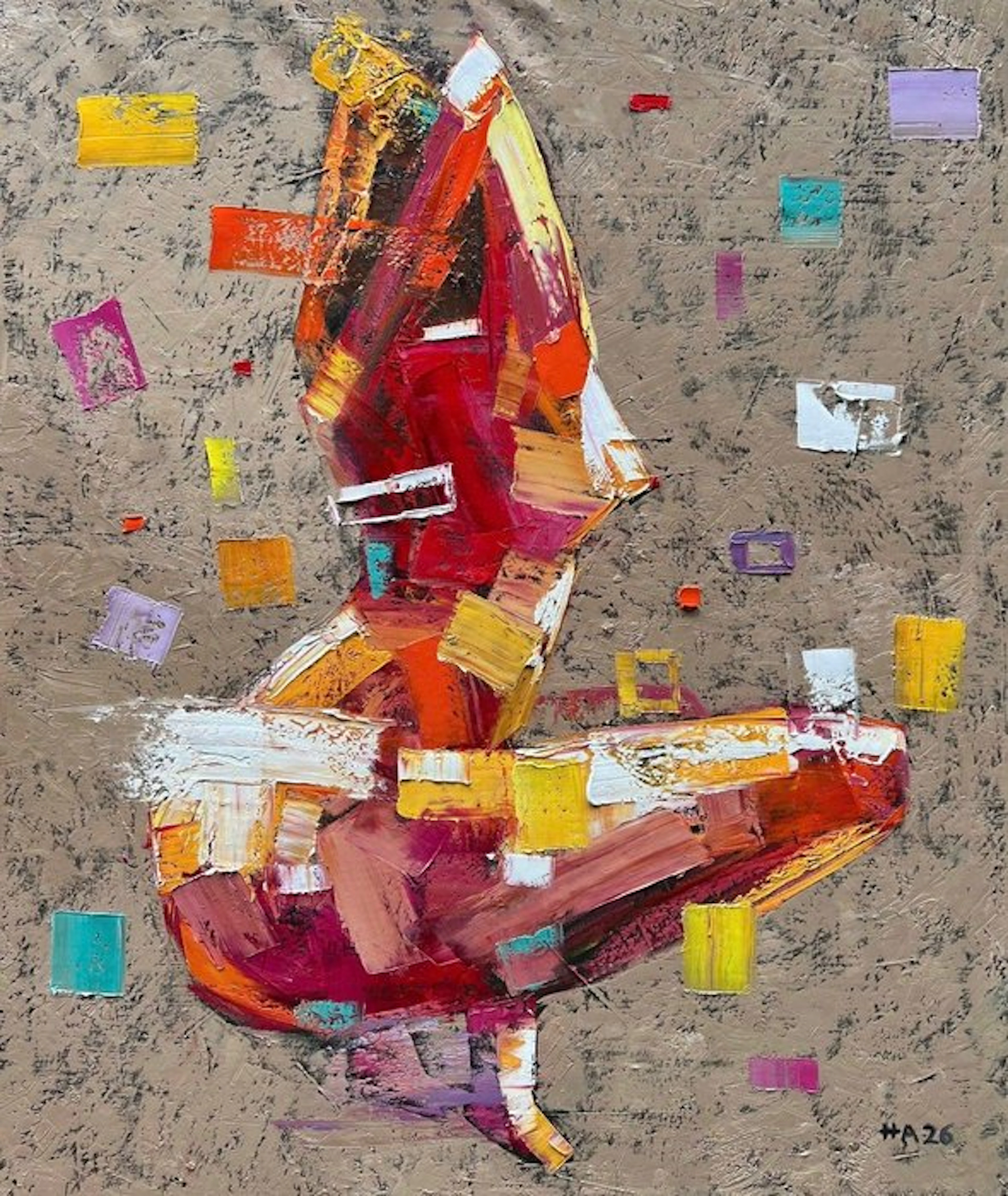 Hoang Anh - L'Envol du Silence ↑120 →100 cm → Starting price 1€ ✓