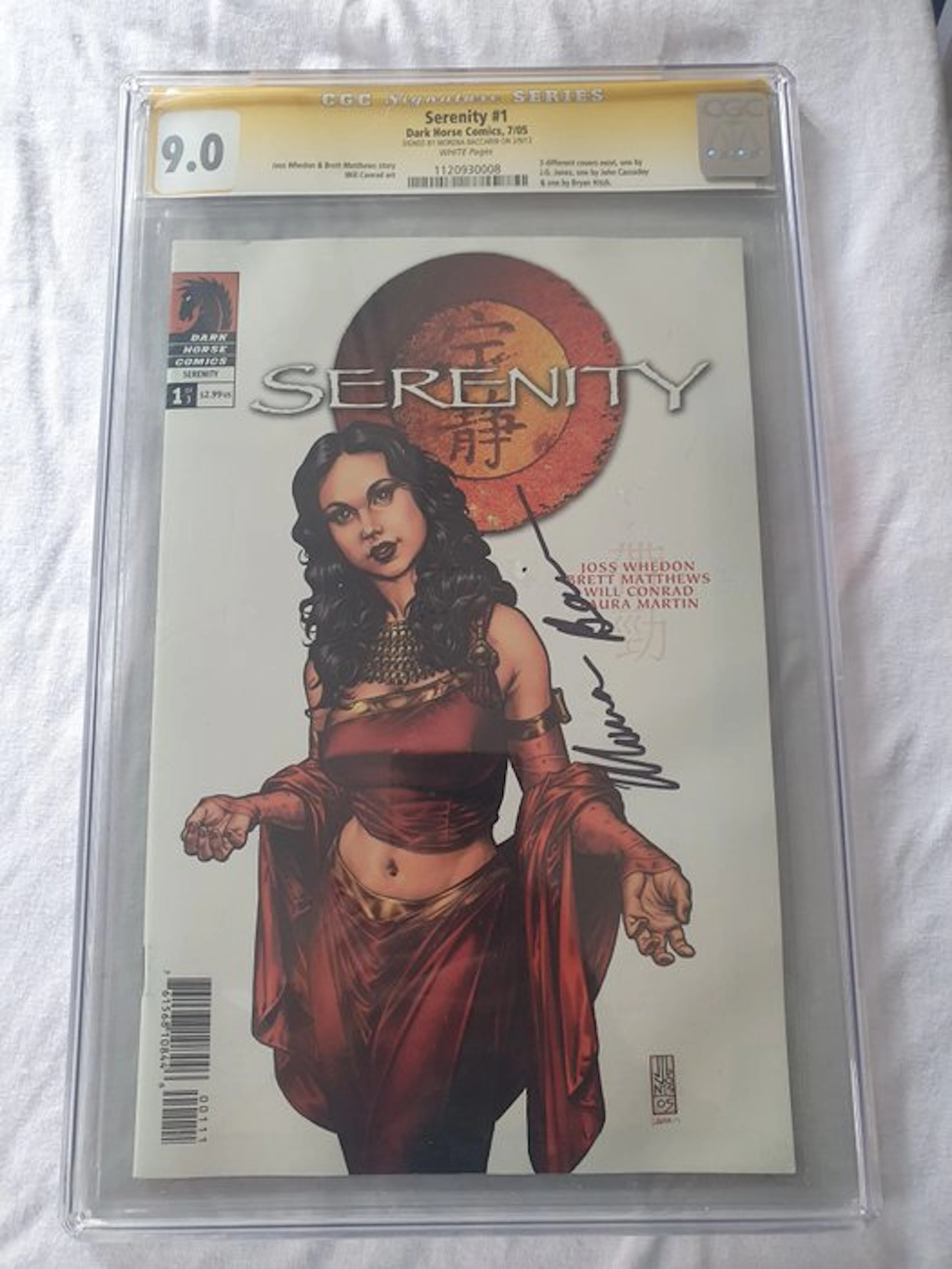 Serenity #1 - CGC 9.0 Signed by Morena Baccarin unico en...
