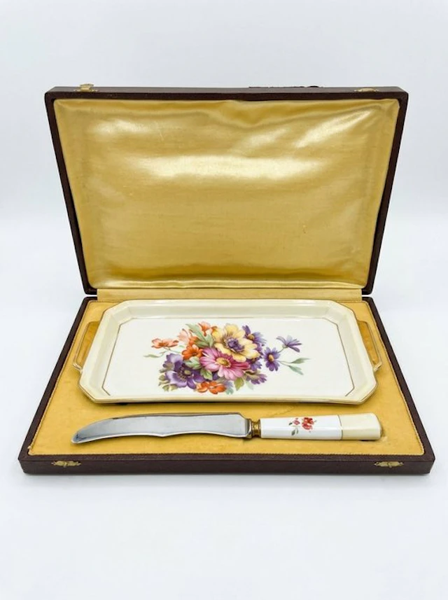 Pastry/cake set (3) - Porcelain
