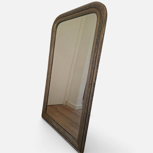 Overmantel mirror - Wood, mirror