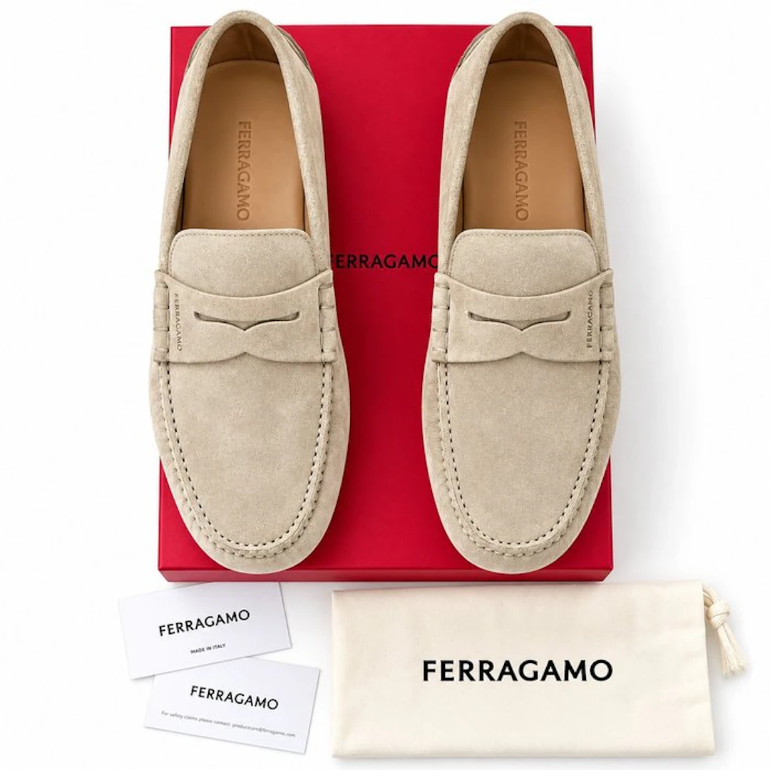 Salvatore Ferragamo- New with box- size 9 - Moccasins - Size: EU 44