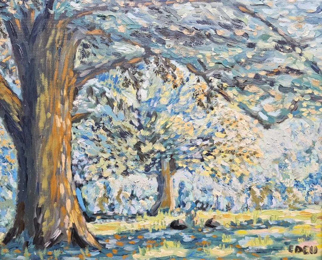 Post-Impressionist School (XX) - The Blue forest