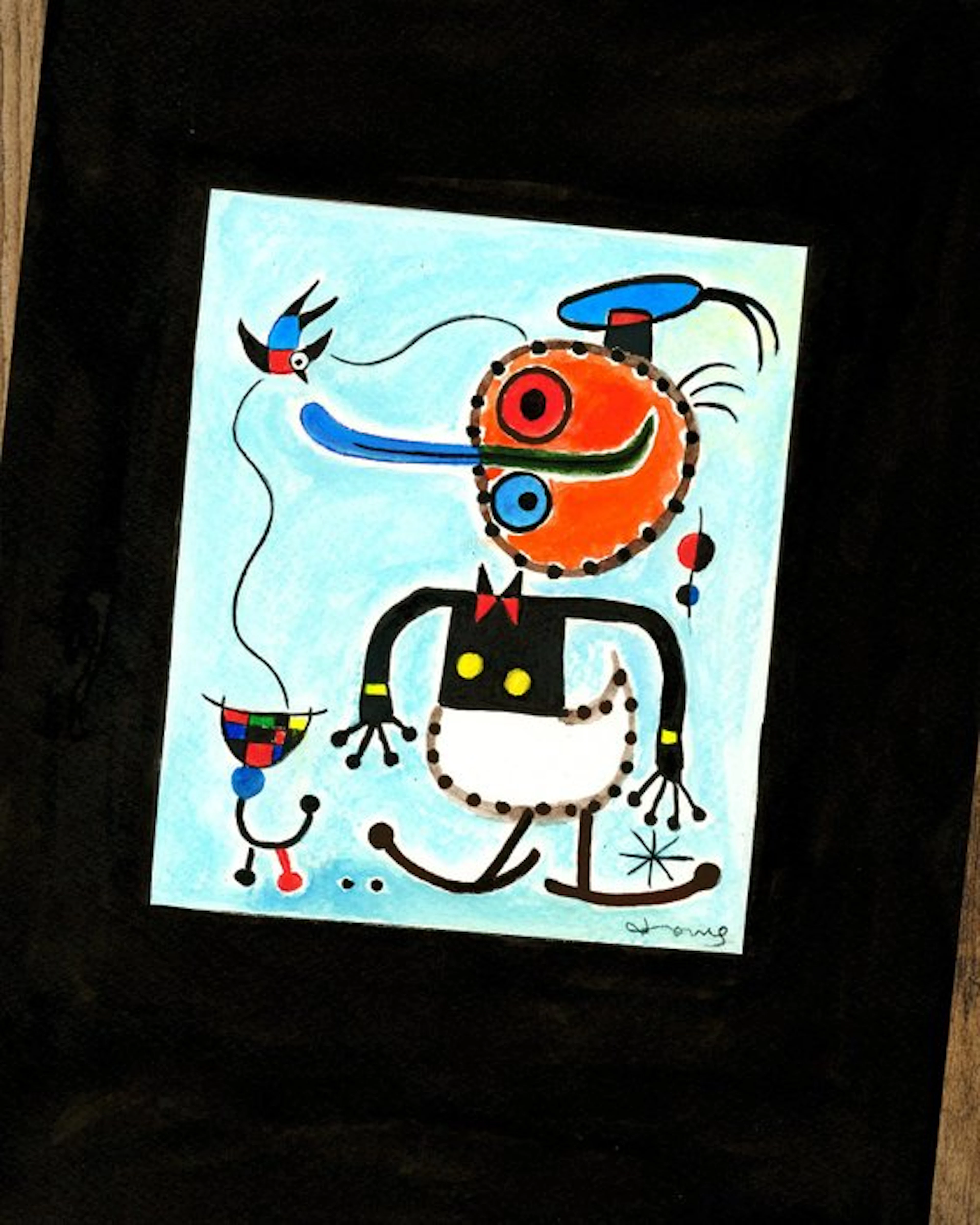 Tony Fernandez - Donald Duck Inspired by Joan Miró’s “The...
