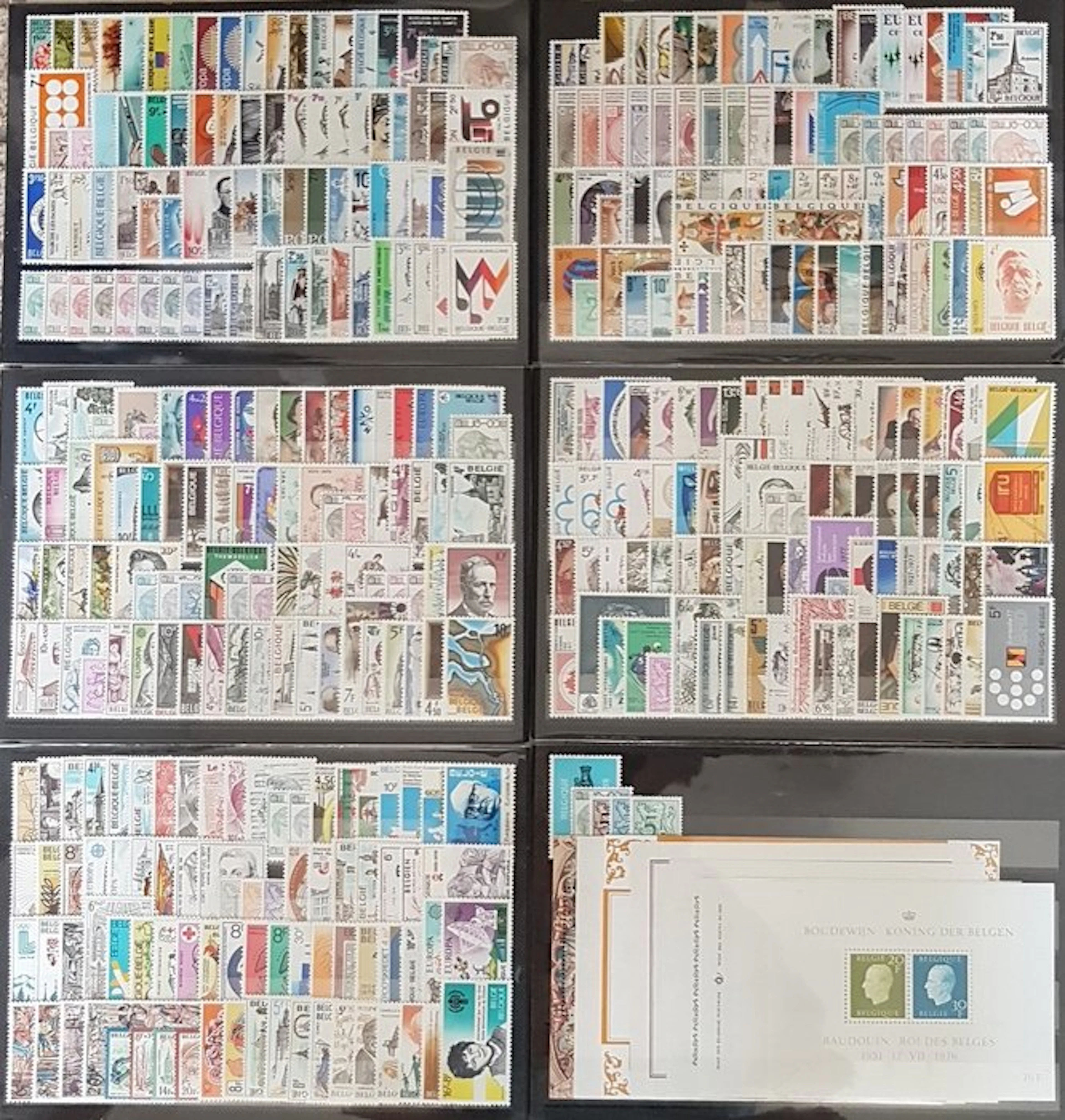 Belgium 1970/1979 - 10 complete volumes with all sections.