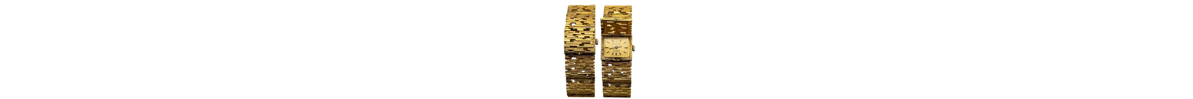 E. Bucherer - Brutalist Secret Watch – Hidden Dial – 17...