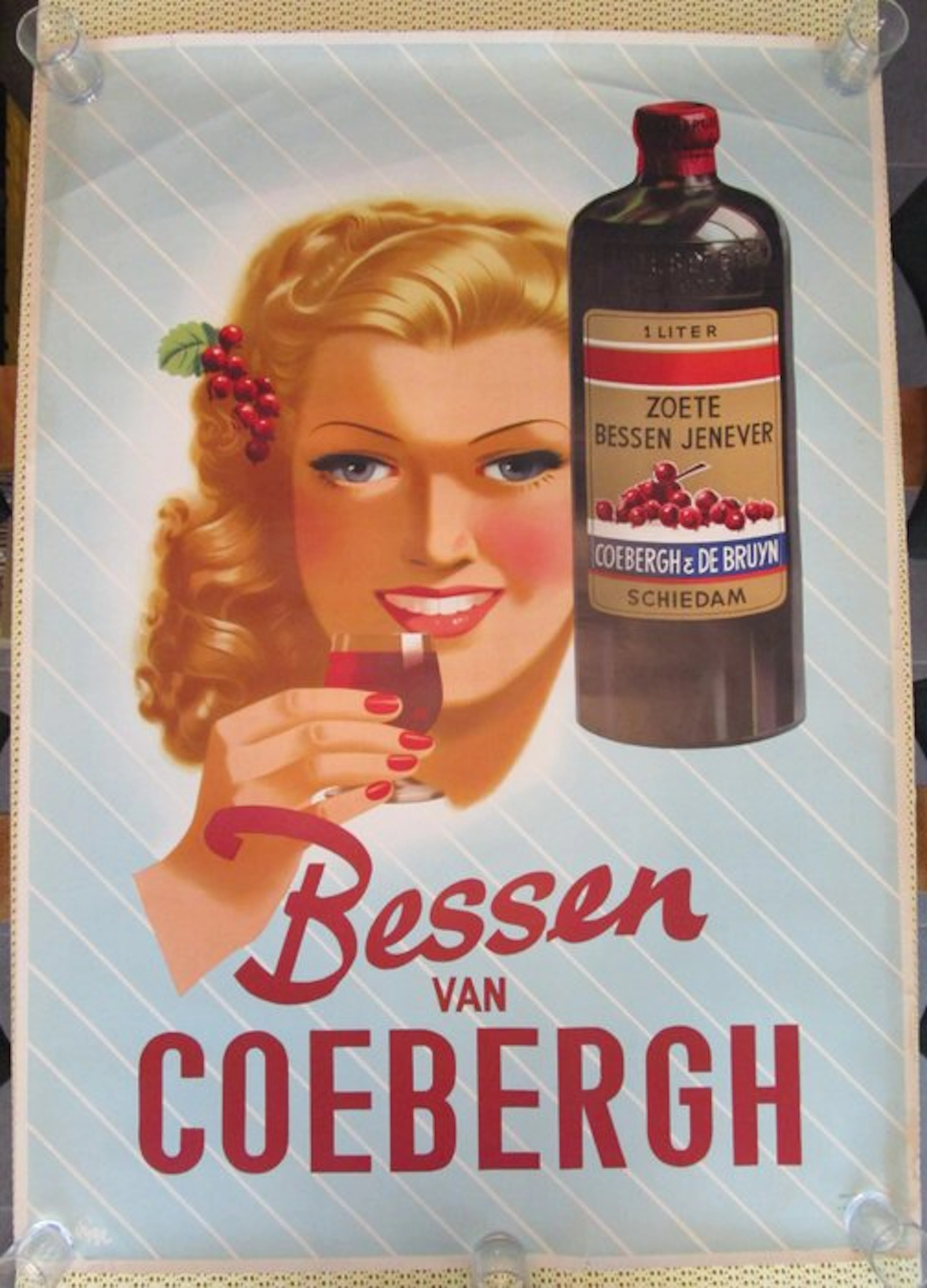 Wijga - Smeets en Schippers, Amsterdam - Bessen van Coebergh, jenever - 1950s