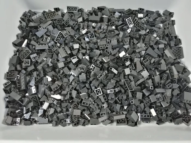 LEGO - geen serie - Partij van 1000 zwarte dakdelen - 1990-2000