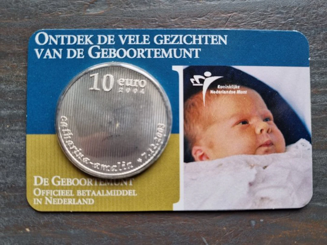 Netherlands. 10 Euro 2004 "Geboortemunt"