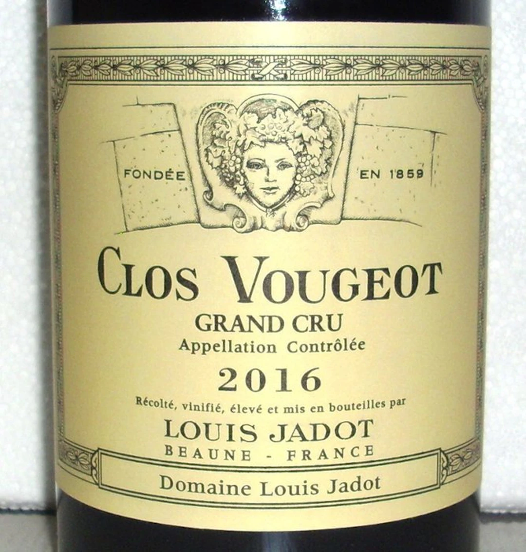 2016 Domaine Louis Jadot - Clos Vougeot Grand Cru - 1 Bottle (0.75L)