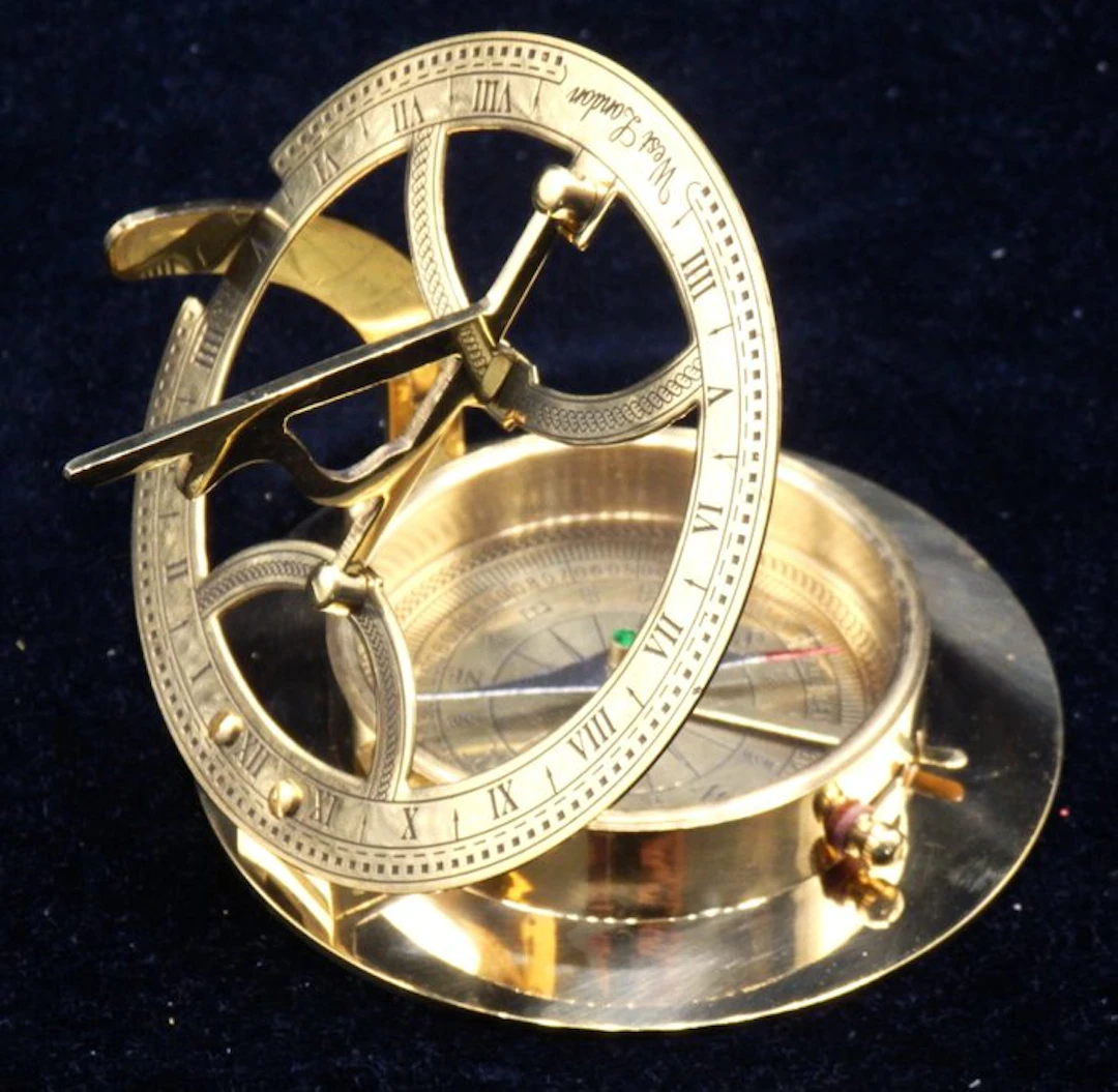 Nautical compass - Brass - Nautisch Kompas met...