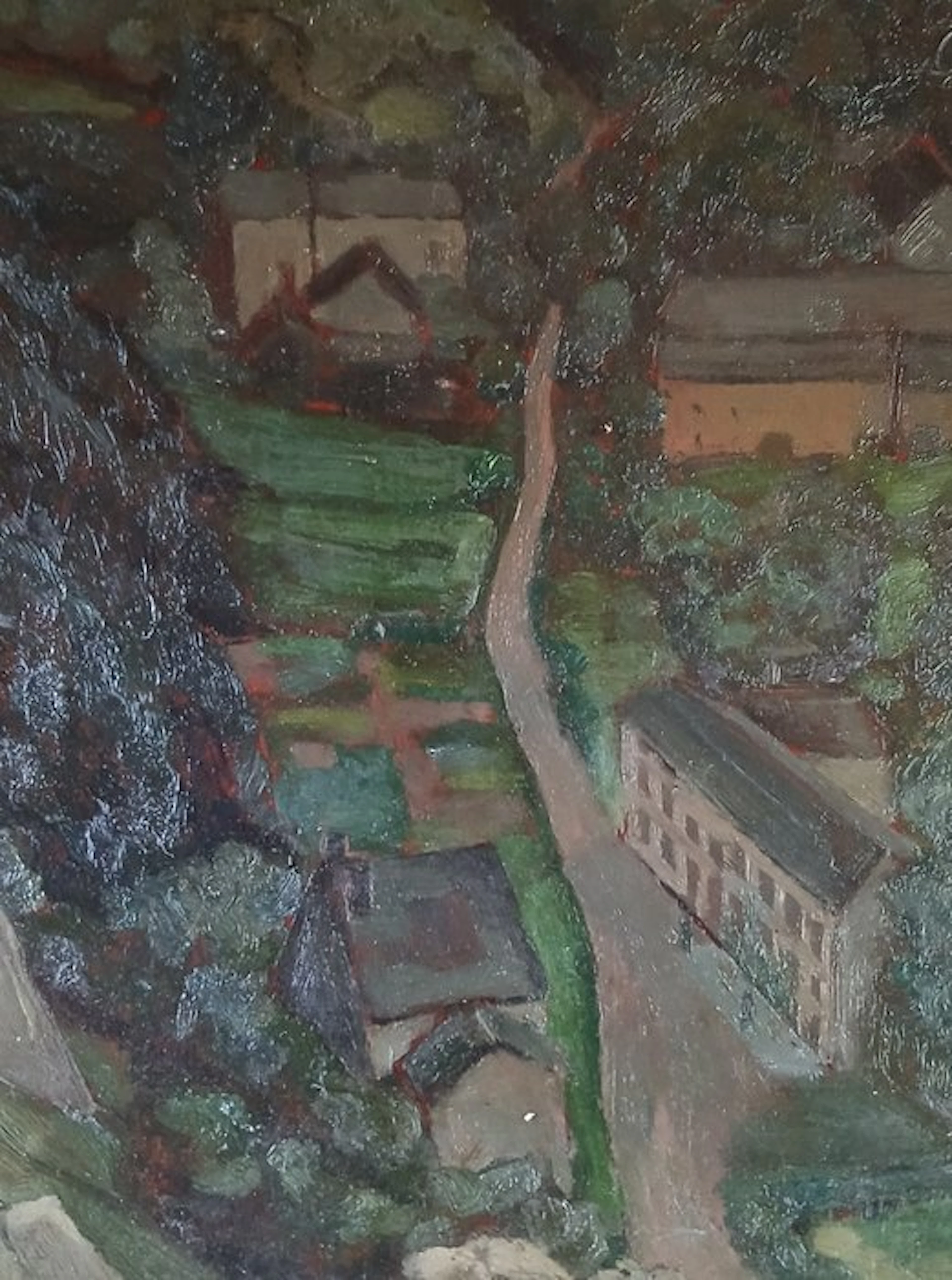 Henri Valery Vanderpoorten (1897-1977) - Expressionistisch landschap - Ardennen