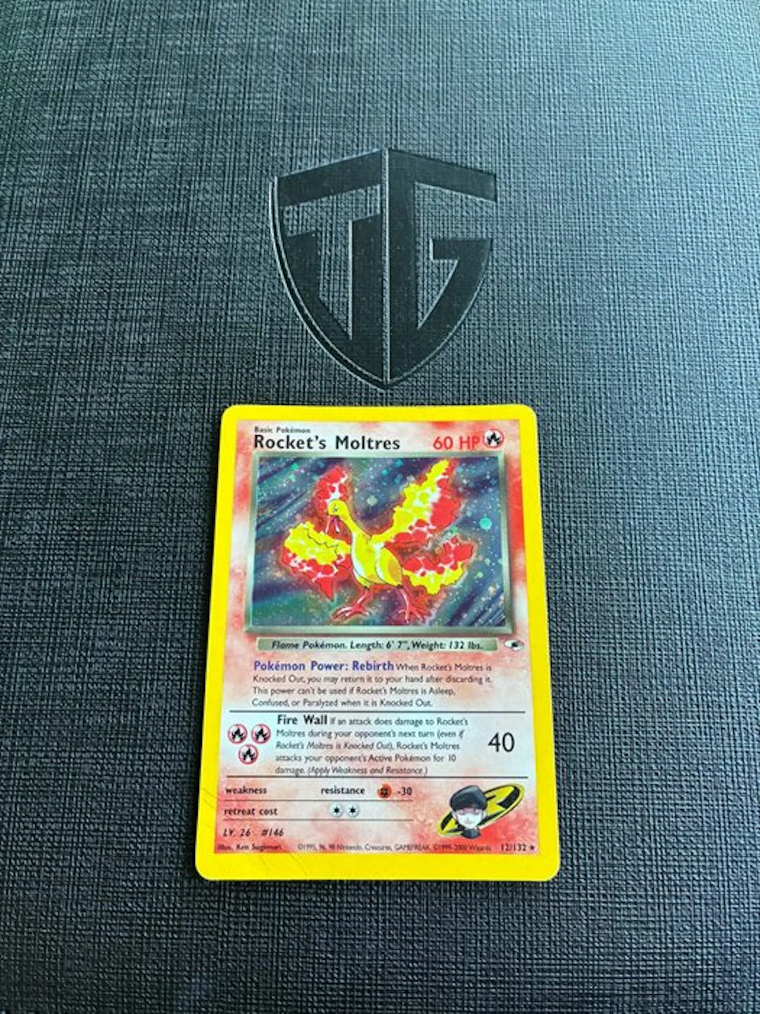 Pokémon - 1 Card - Moltres 12/132 Holo, Foil - WOTC - Gym Heroes