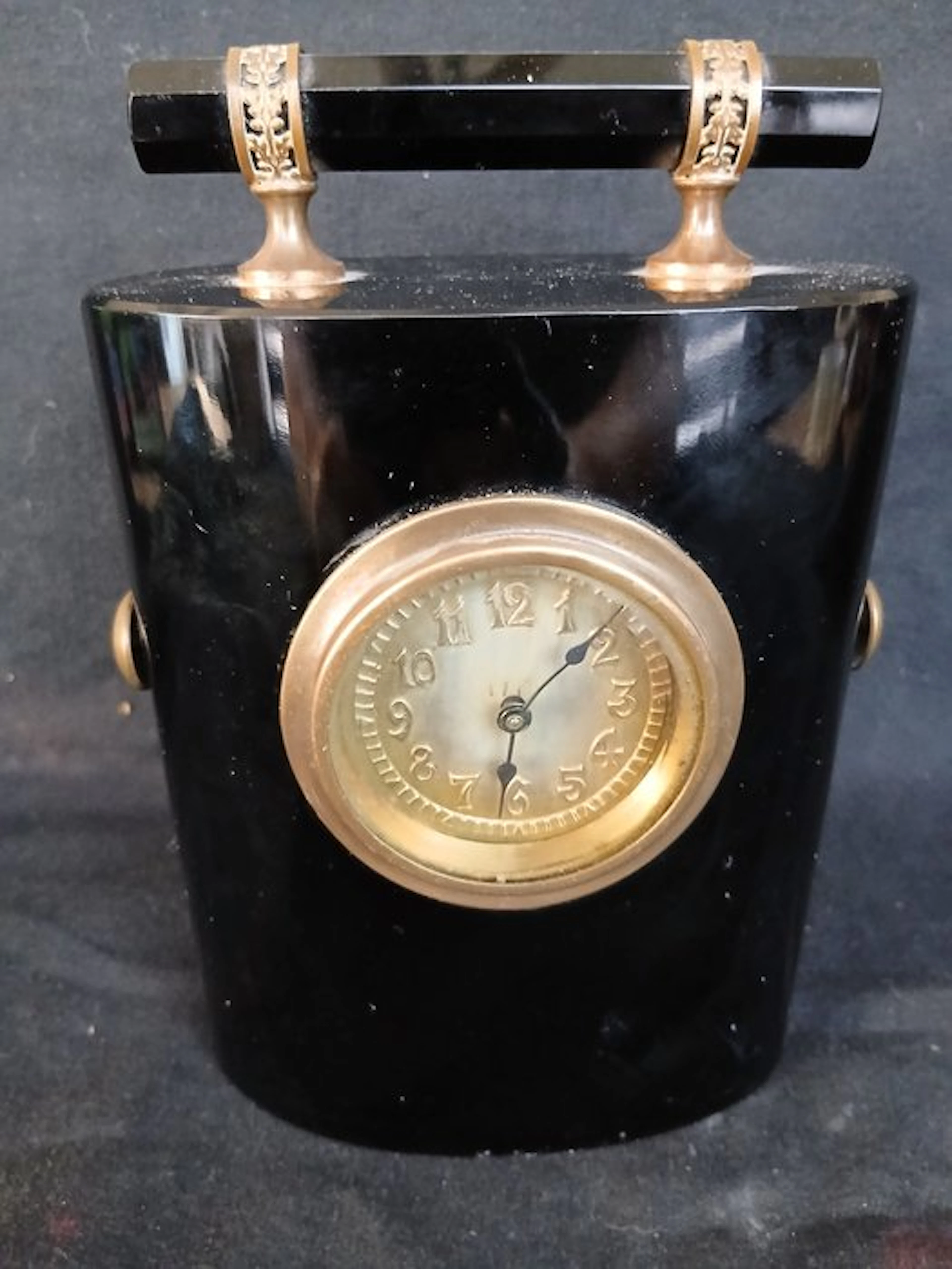 Clock - Glass - 1920-1930 - Desk clock