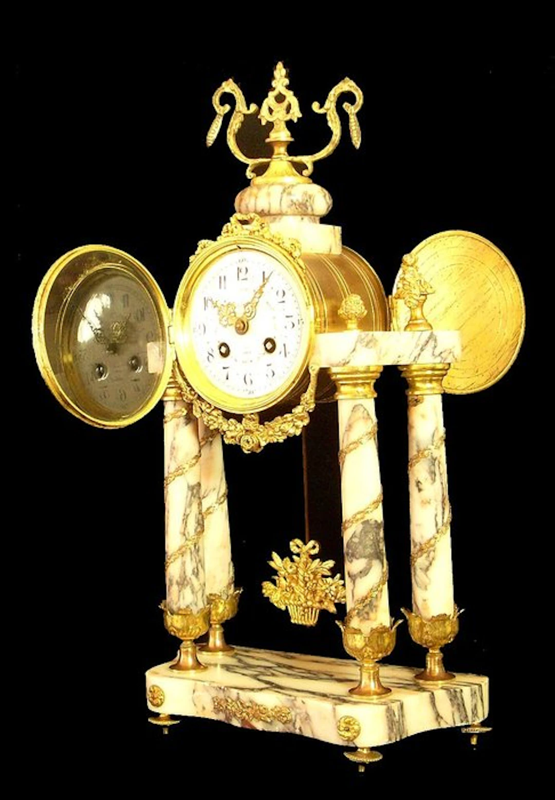 Mantel clock - Antique - Gilt bronze - 1850-1900