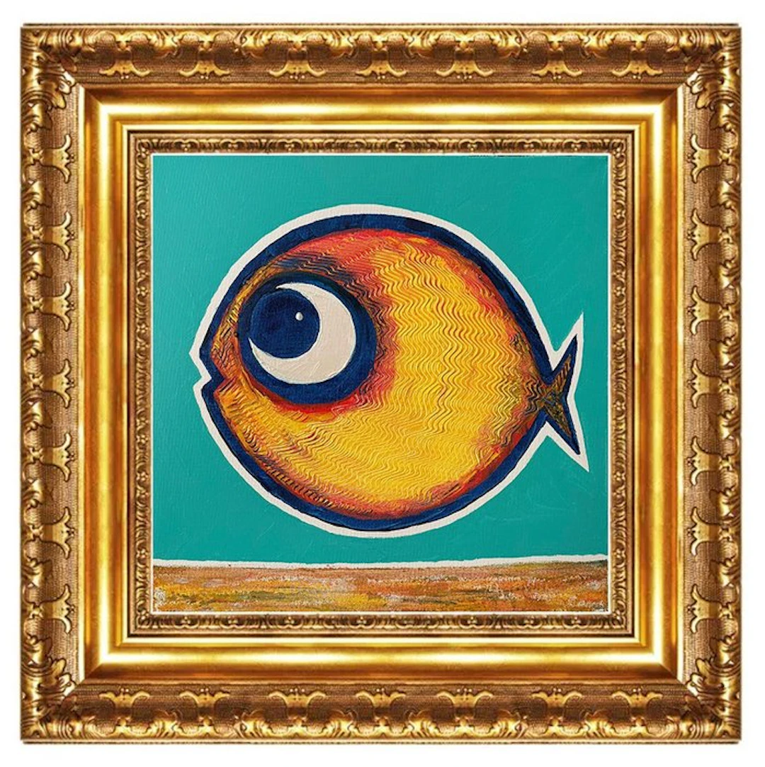 Denis Kuvayev (1971) - Goldfish on golden bottom - No Reserve